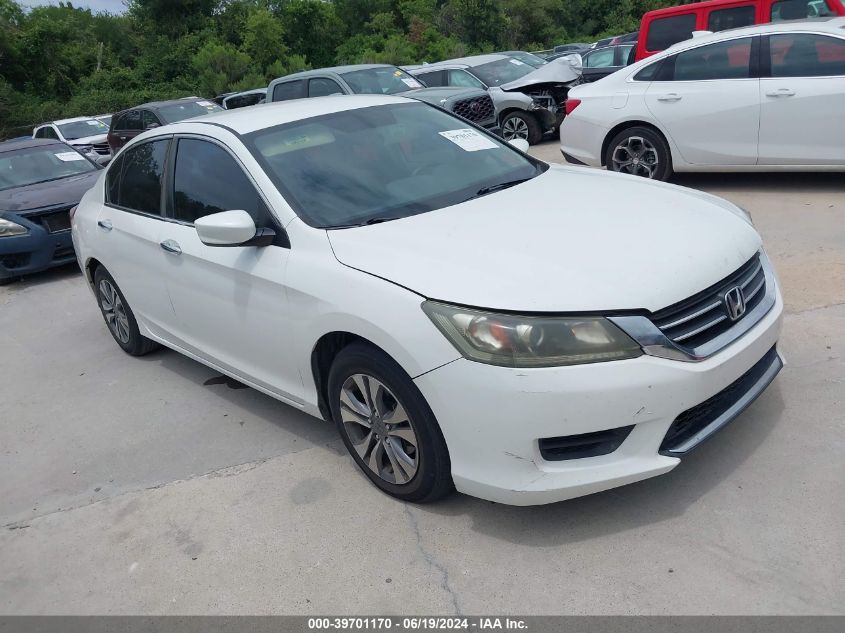 2013 HONDA ACCORD LX