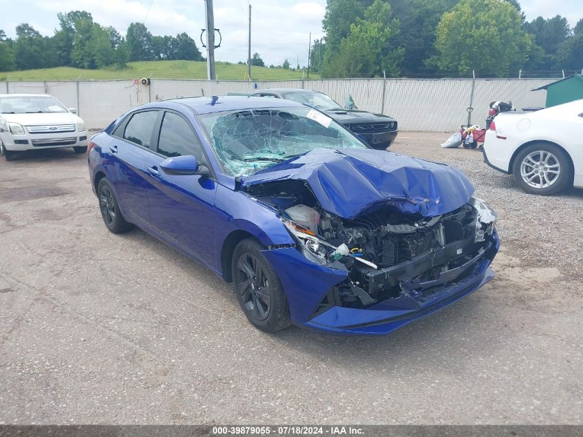 2023 HYUNDAI ELANTRA HYBRID BLUE