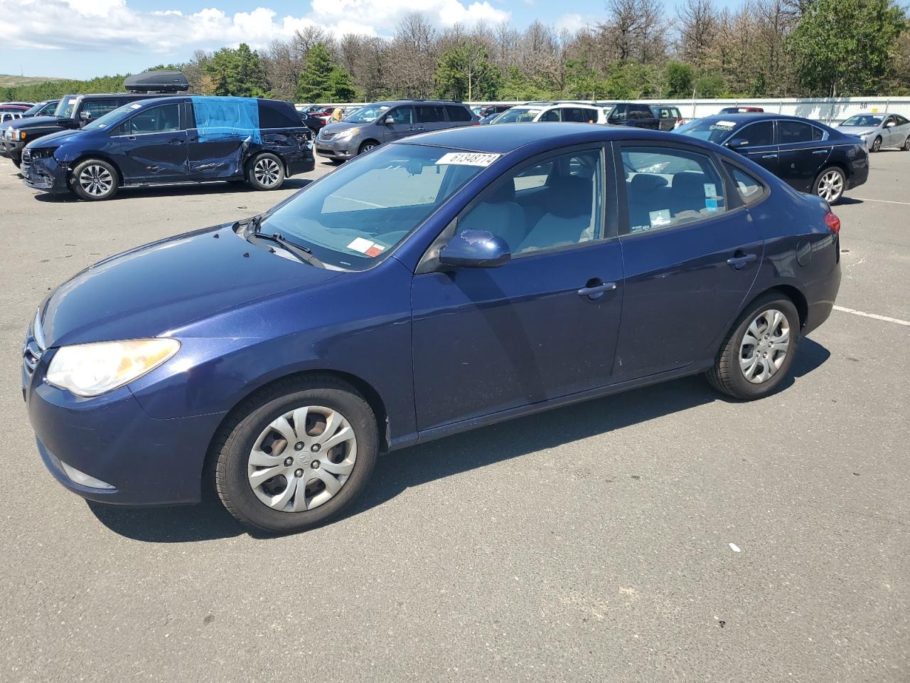 2010 HYUNDAI ELANTRA BLUE