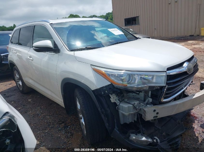 2014 TOYOTA HIGHLANDER LIMITED PLATINUM V6/LIMITED V6