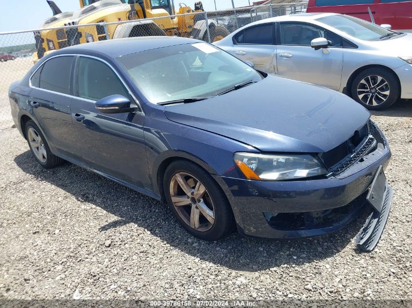 2012 VOLKSWAGEN PASSAT 2.5L SE