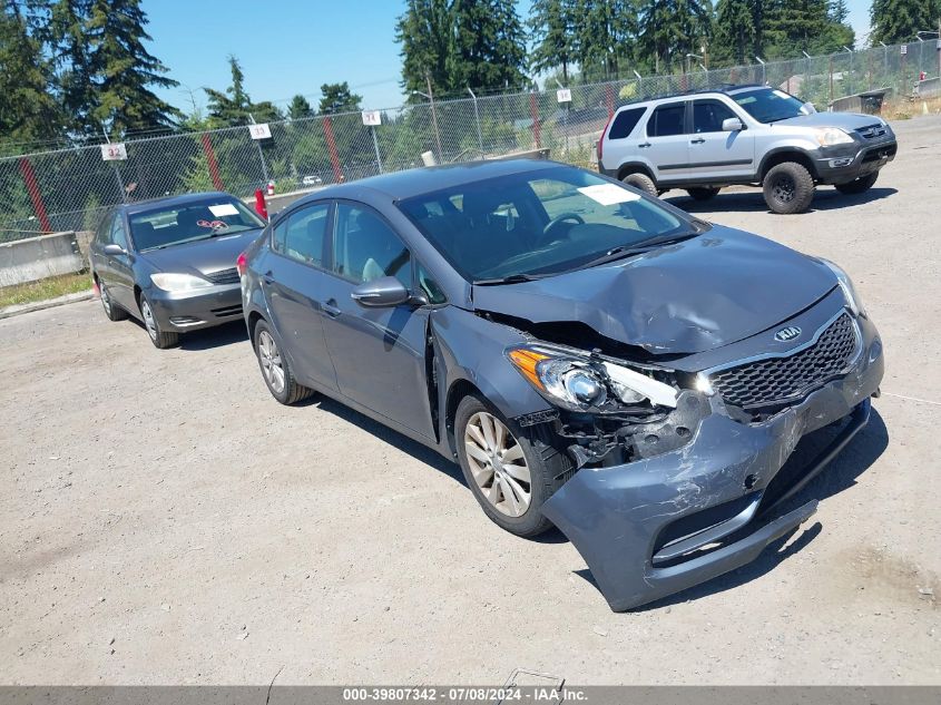 2016 KIA FORTE LX