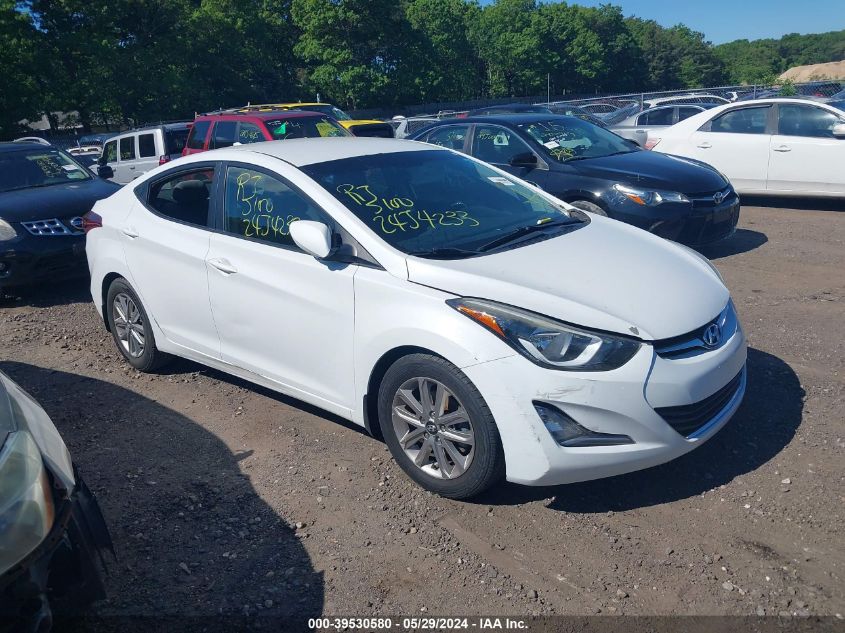 2016 HYUNDAI ELANTRA SE