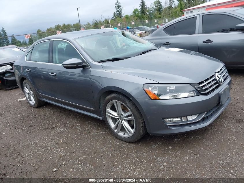 2012 VOLKSWAGEN PASSAT 2.0L TDI SE