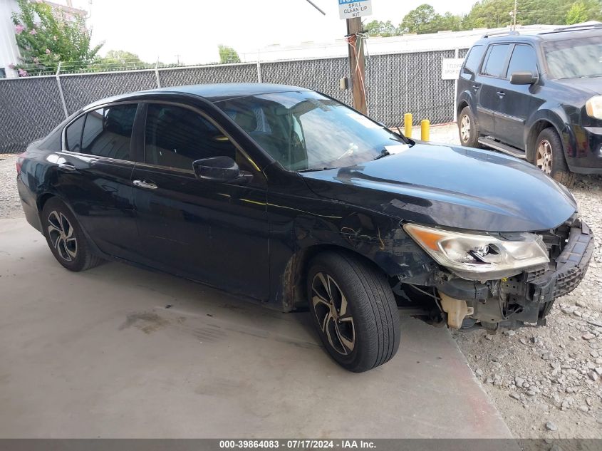 2016 HONDA ACCORD LX