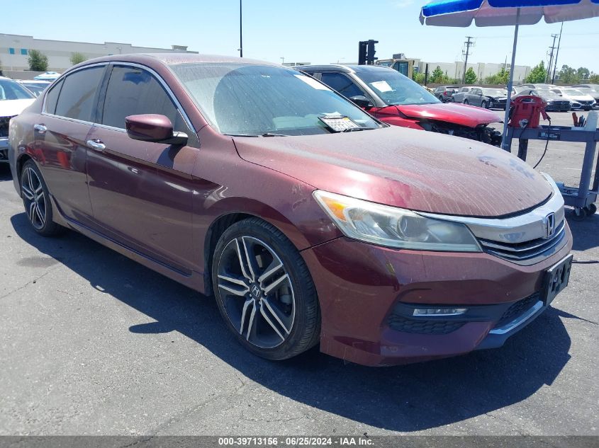 2017 HONDA ACCORD SPORT