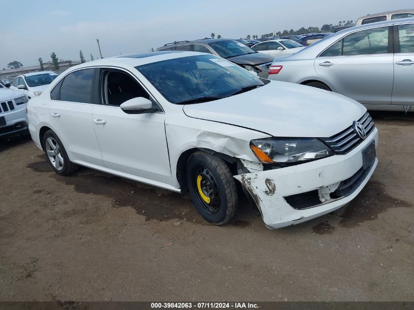 2012 VOLKSWAGEN PASSAT 2.5L SE