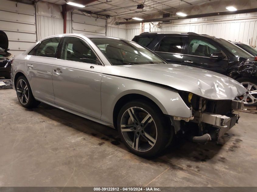 2018 AUDI A4 2.0T PREMIUM/2.0T TECH PREMIUM