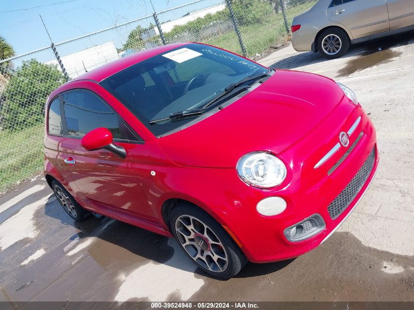 2012 FIAT 500 SPORT