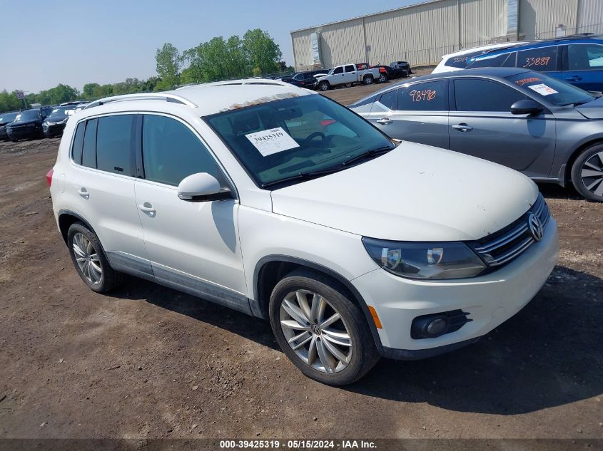 2012 VOLKSWAGEN TIGUAN SE