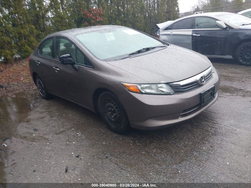 2012 HONDA CIVIC LX