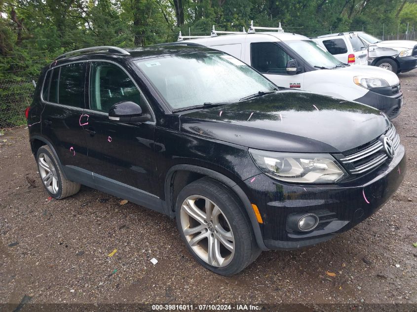 2016 VOLKSWAGEN TIGUAN S/SE/SEL/R-LINE