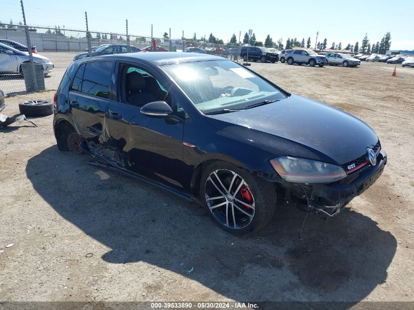 2015 VOLKSWAGEN GOLF GTI 2.0T SE 4-DOOR