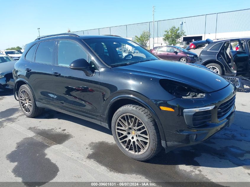 2017 PORSCHE CAYENNE PLATINUM EDITION