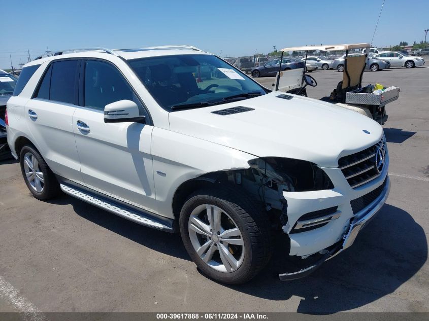 2012 MERCEDES-BENZ ML 350 4MATIC