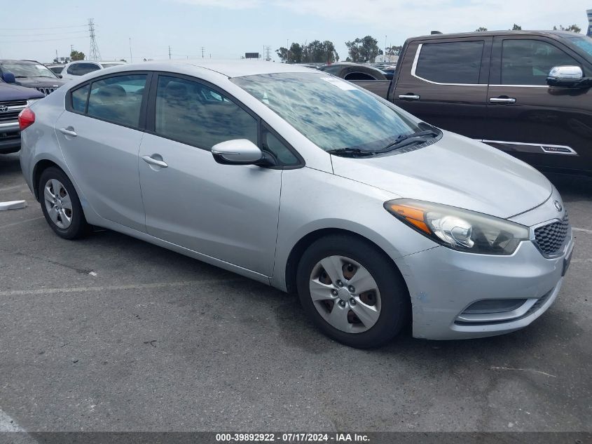 2015 KIA FORTE LX