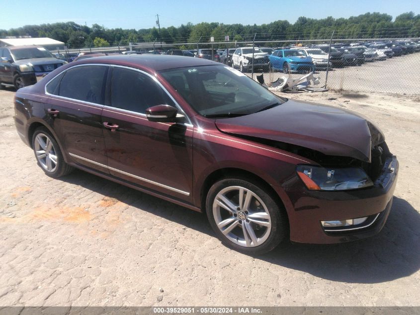 2013 VOLKSWAGEN PASSAT 2.0L TDI SE