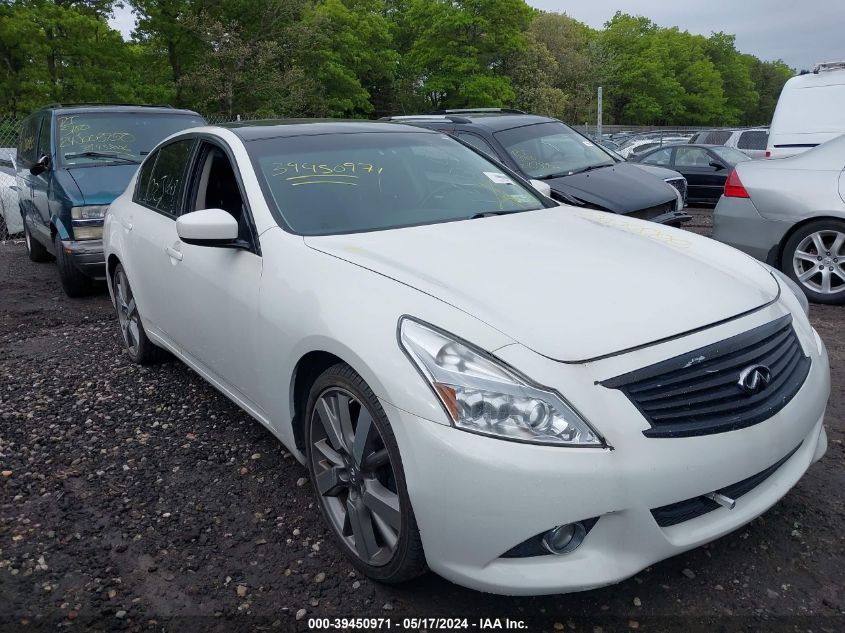 2012 INFINITI G37X