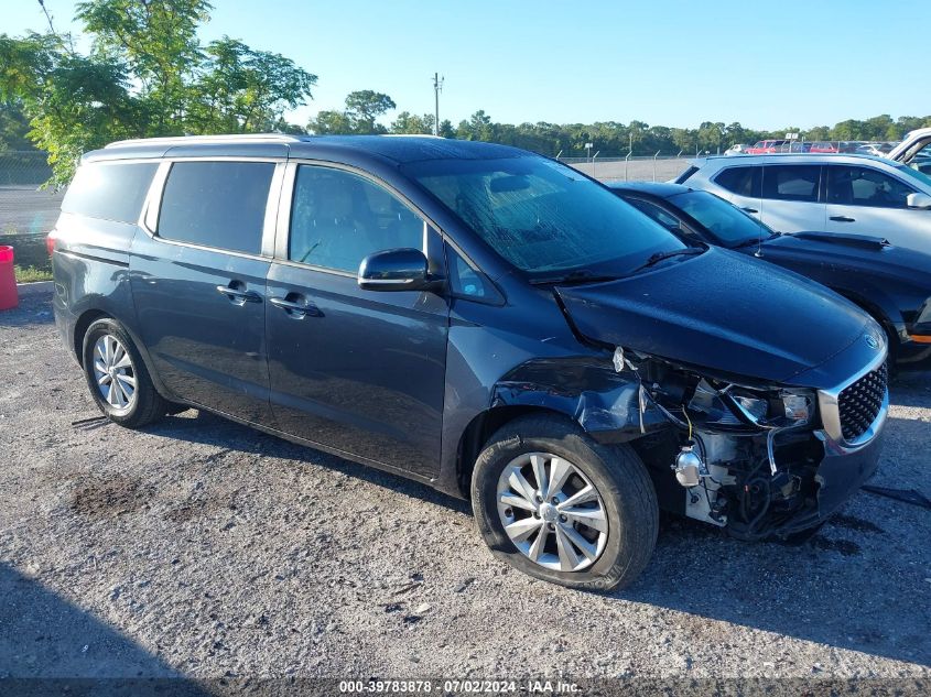 2017 KIA SEDONA LX