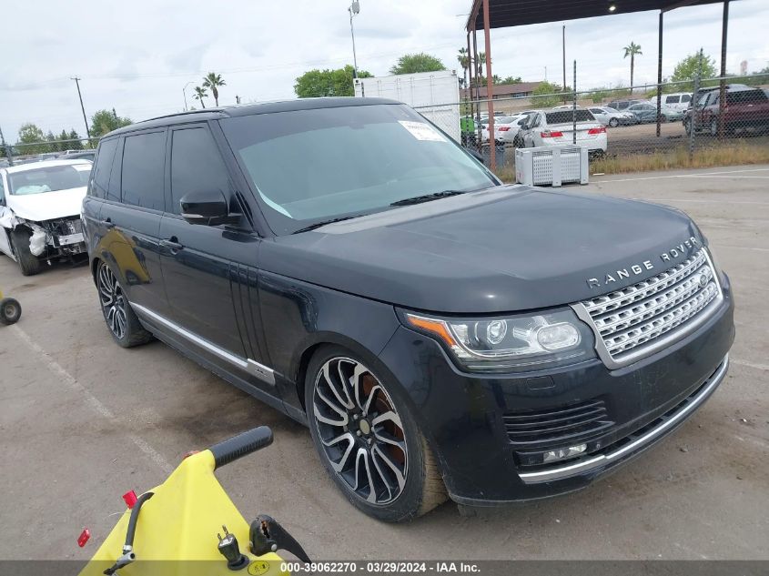 2014 LAND ROVER RANGE ROVER 5.0L V8 SUPERCHARGED