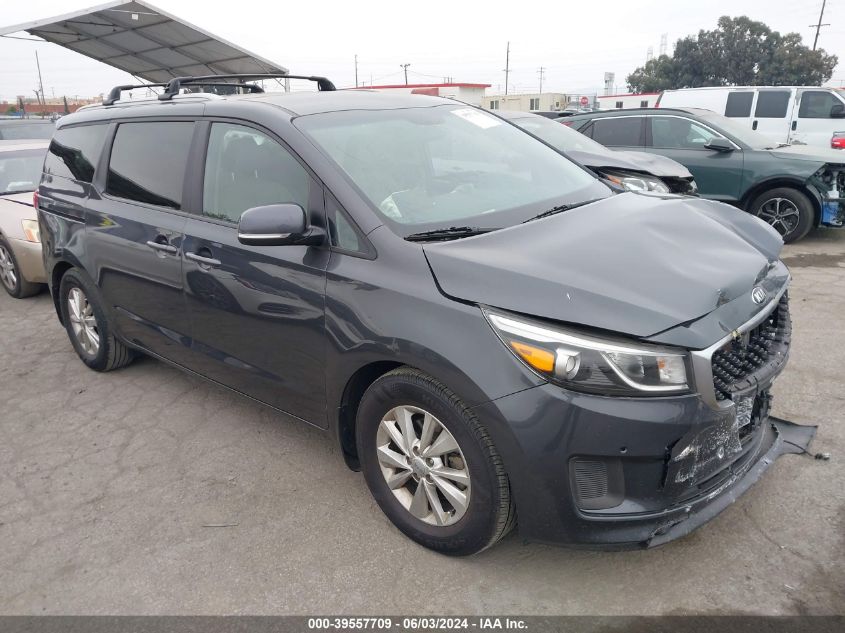 2017 KIA SEDONA LX