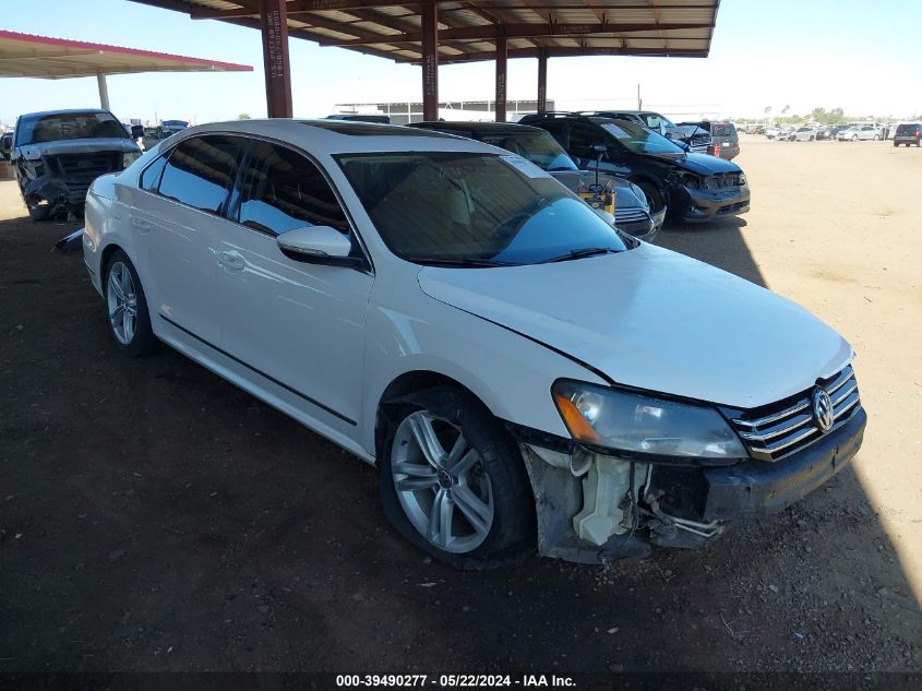 2012 VOLKSWAGEN PASSAT 2.0L TDI SE