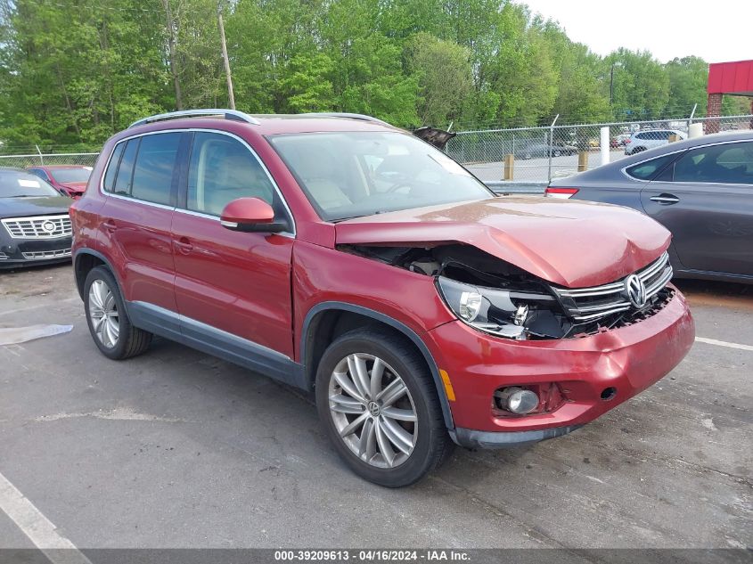 2013 VOLKSWAGEN TIGUAN SE