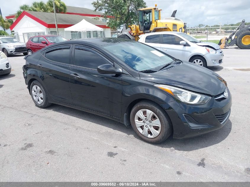 2016 HYUNDAI ELANTRA SE