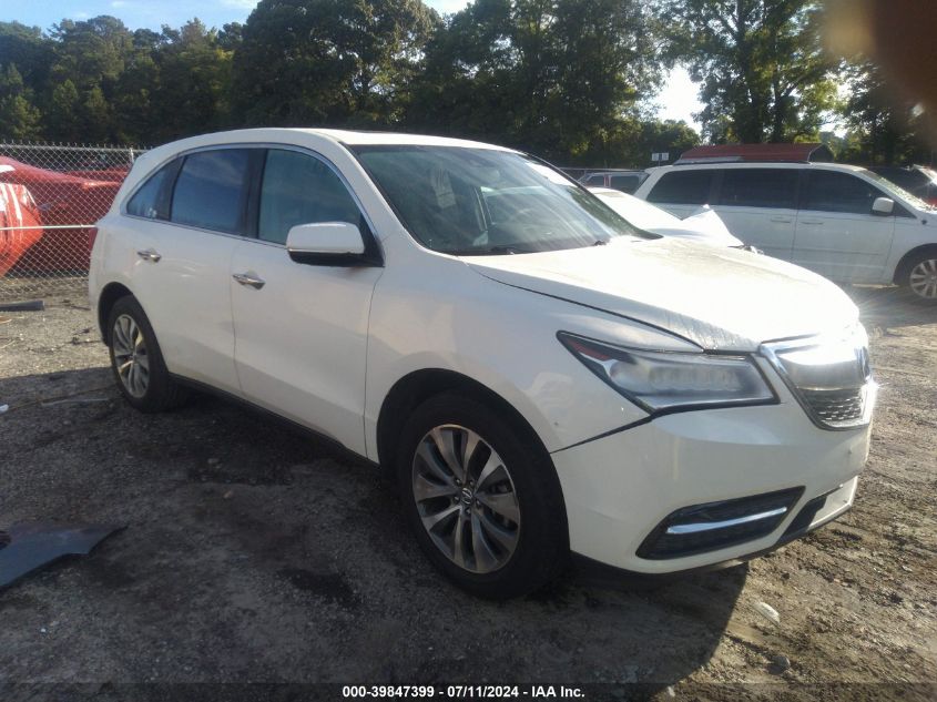 2014 ACURA MDX TECHNOLOGY