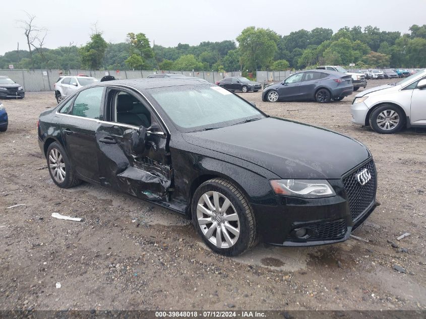 2012 AUDI A4 2.0T PREMIUM