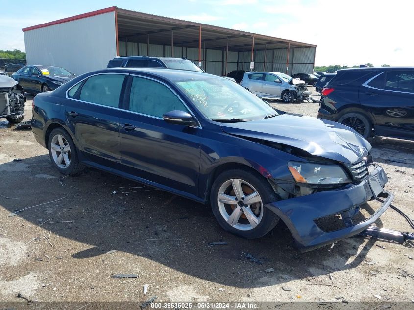 2012 VOLKSWAGEN PASSAT 2.5L SE