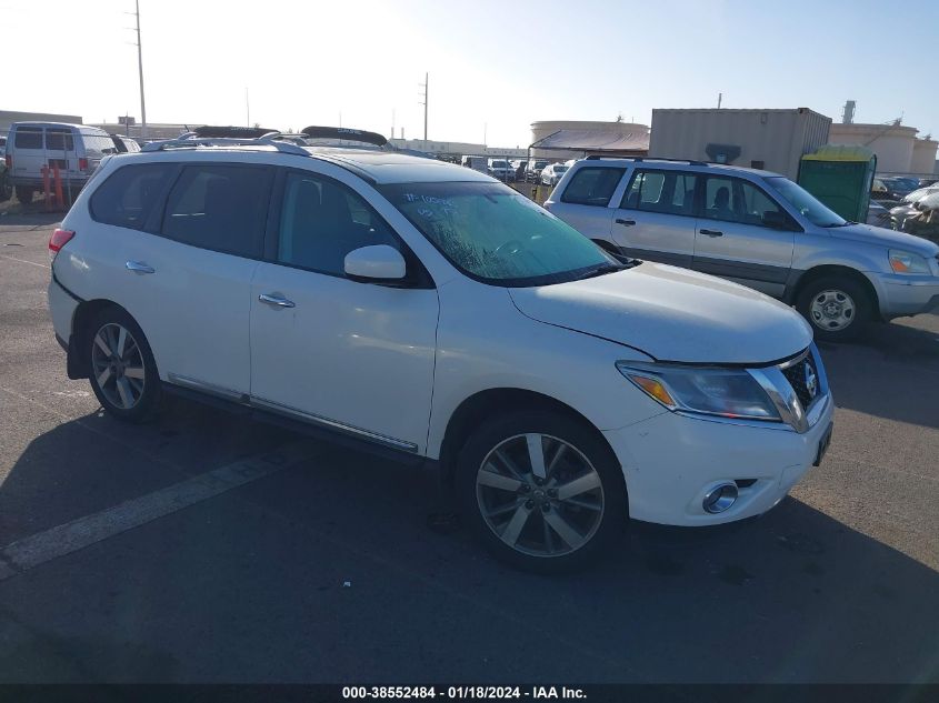 2013 NISSAN PATHFINDER PLATINUM