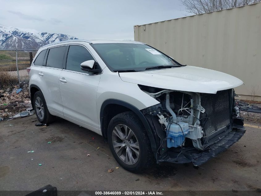 2014 TOYOTA HIGHLANDER XLE V6