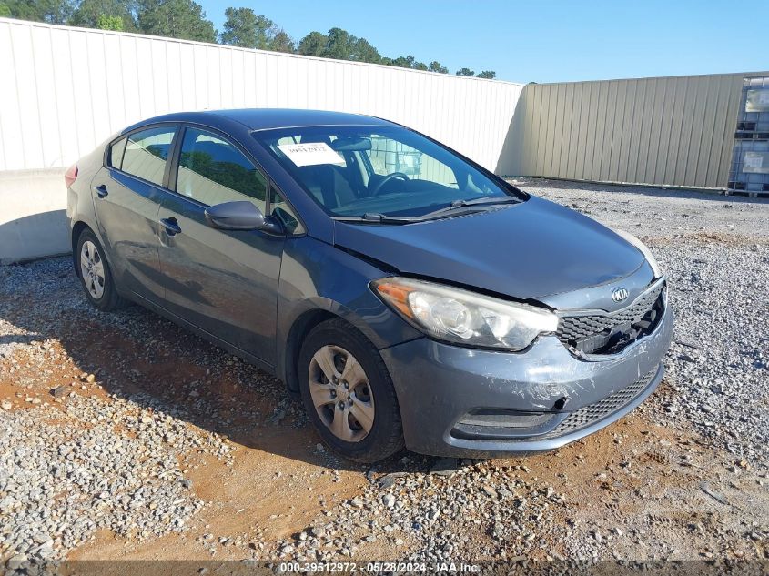 2016 KIA FORTE LX