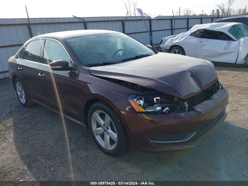 2013 VOLKSWAGEN PASSAT 2.5L SE