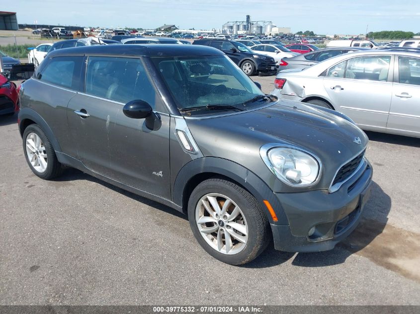 2014 MINI PACEMAN COOPER S