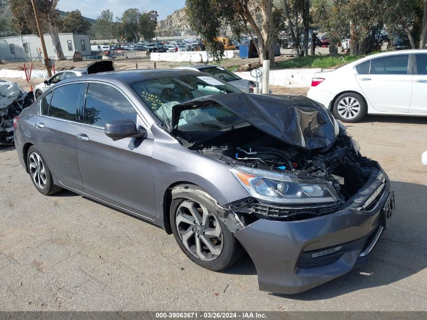 2016 HONDA ACCORD EX-L V-6