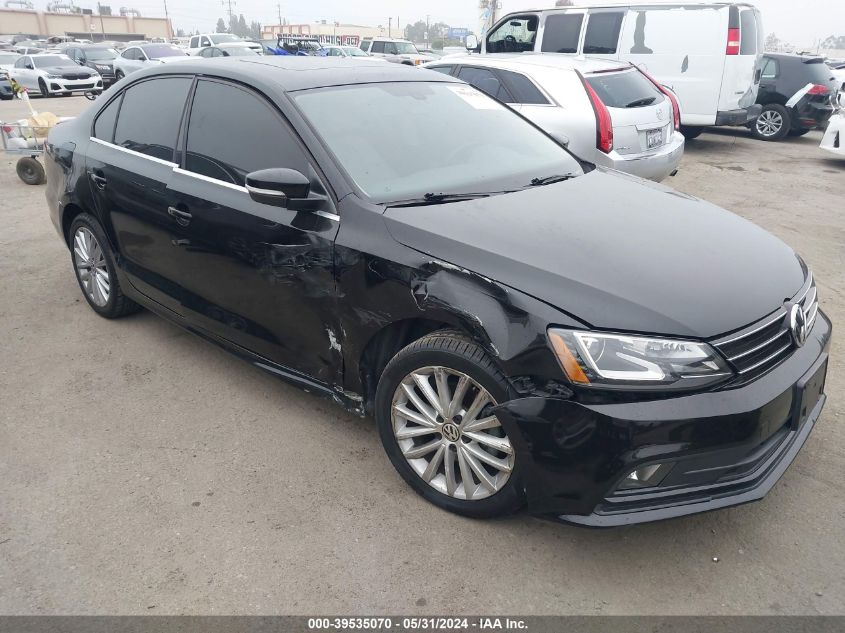 2016 VOLKSWAGEN JETTA 1.8T SEL