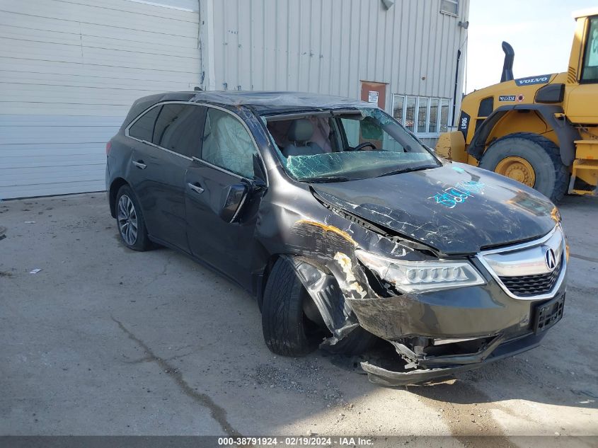 2016 ACURA MDX TECH/W/TECH/ACURAWATCH PLUS