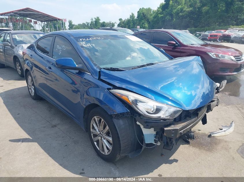 2015 HYUNDAI ELANTRA SE