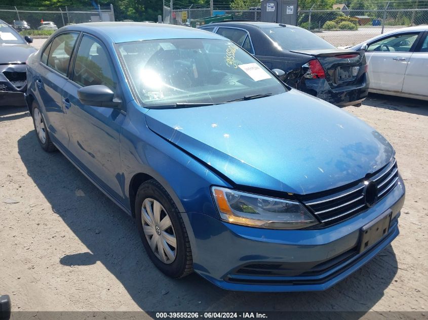 2015 VOLKSWAGEN JETTA 2.0L S