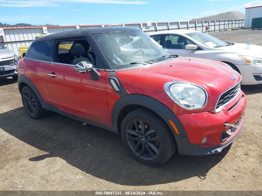 2013 MINI COOPER S PACEMAN