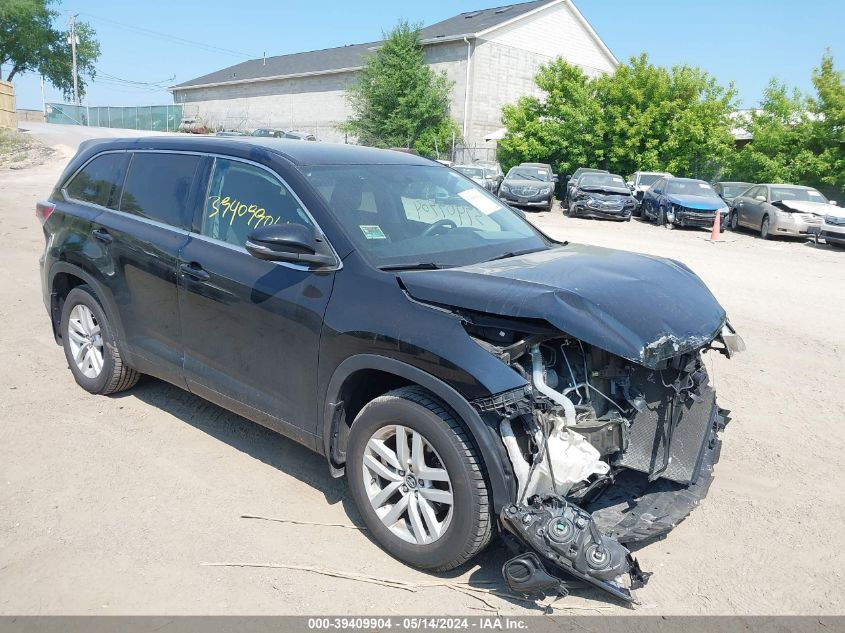 2016 TOYOTA HIGHLANDER LE V6