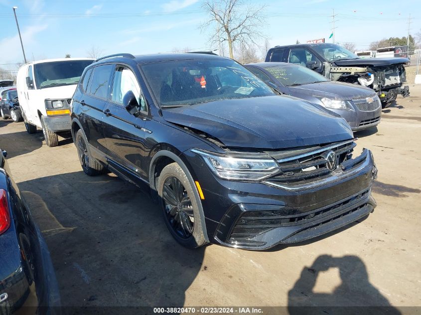 2022 VOLKSWAGEN TIGUAN 2.0T SE R-LINE BLACK