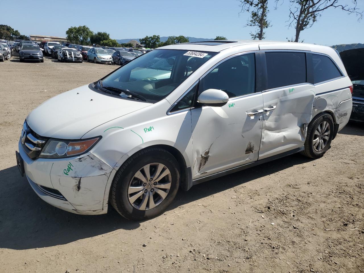 2014 HONDA ODYSSEY EXL