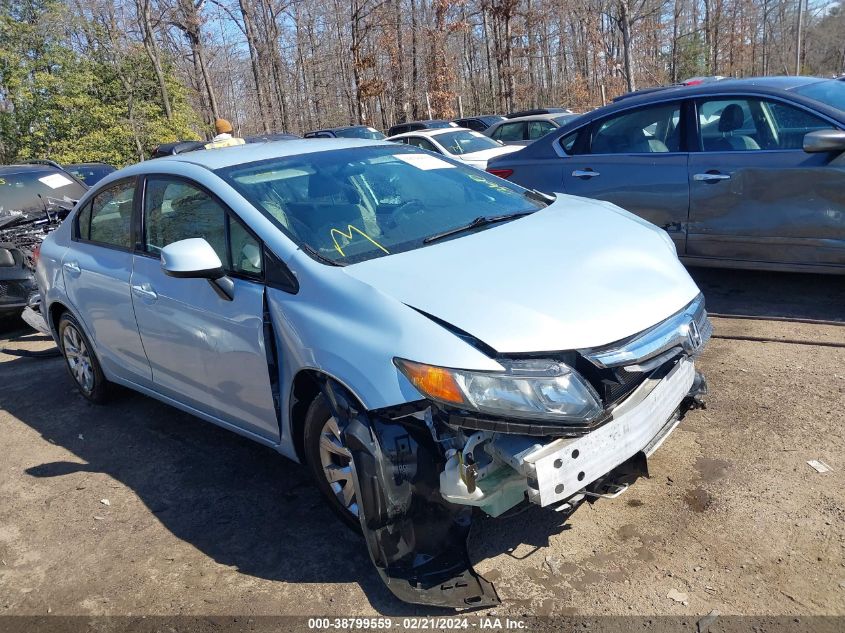 2012 HONDA CIVIC LX