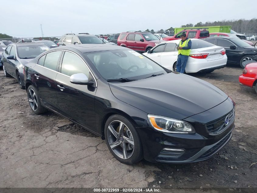 2015 VOLVO S60 T6 R-DESIGN PLATINUM