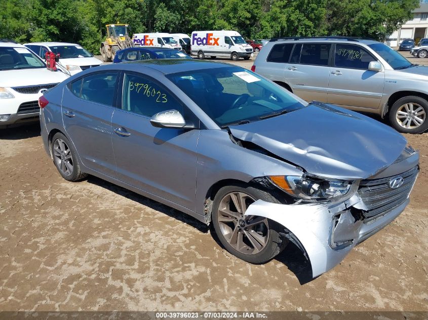 2017 HYUNDAI ELANTRA LIMITED