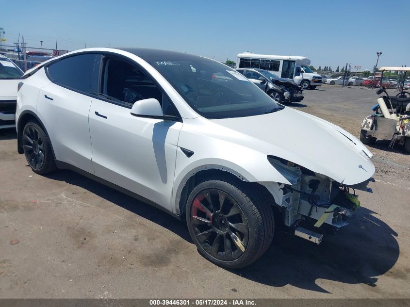 2022 TESLA MODEL Y LONG RANGE DUAL MOTOR ALL-WHEEL DRIVE