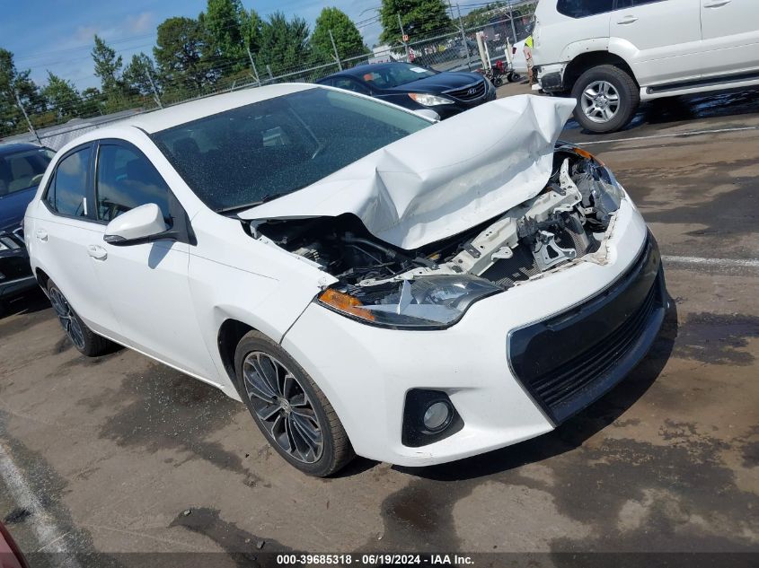 2016 TOYOTA COROLLA S PLUS